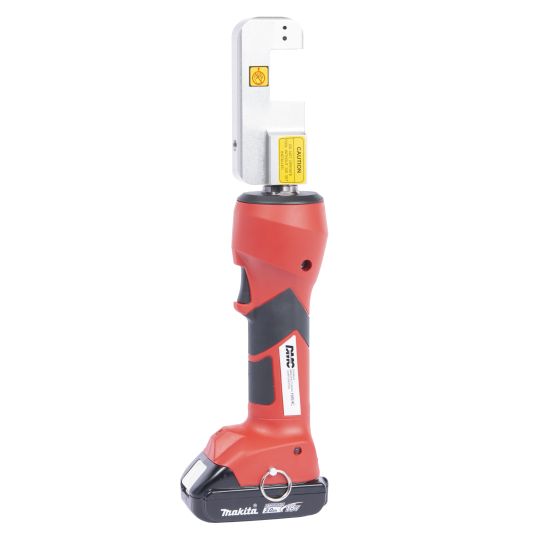 1.5 Ton Battery-Powered Open Frame Crimp Tool for Use with Y Dies