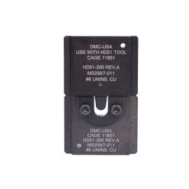 HD51 Die Set - .126 Single Indent for #6 Uninsulated Terminals