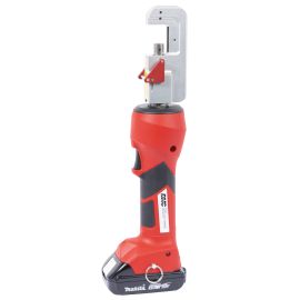 1.5 Ton Battery-Powered Open Frame Crimp Tool with a Pre-Tensioned Pushrod - Use with Y Dies